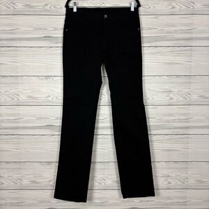 Versace Collection Black Straight Leg Pants Jeans Size 31 NWT